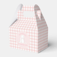 Some Bunny is One Anniversaire Rose Gingham