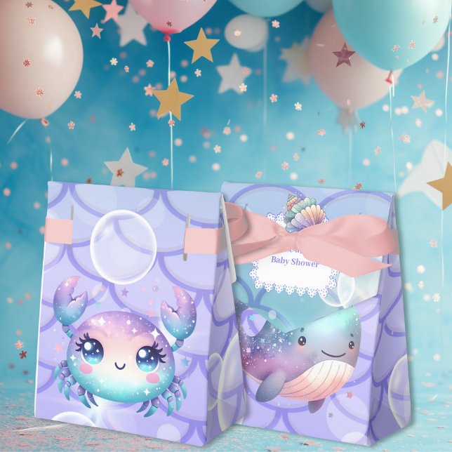 Ballotins Sous le Baby shower d'aquarelle de mer (Créateur téléchargé)
