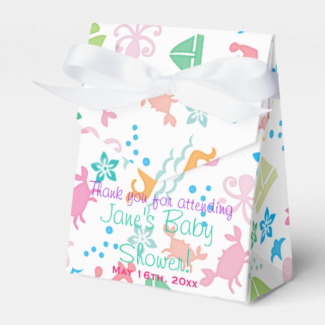 Ballotins Sous Le Baby shower Marin (Verso)