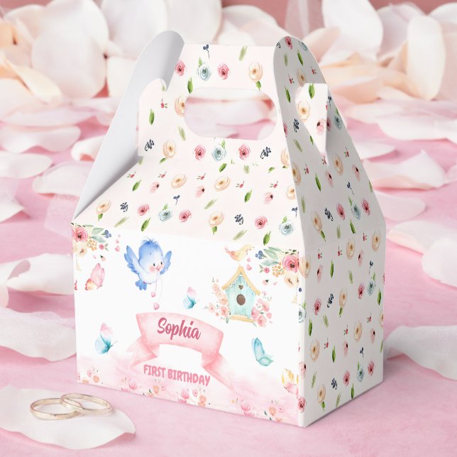 Ballotins Souvenir Box  Birthday Butterfly Garden (Mariage)
