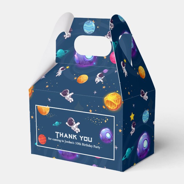 Ballotins Space Adventure : Blue Astronaut Anniversaire de e (Verso)
