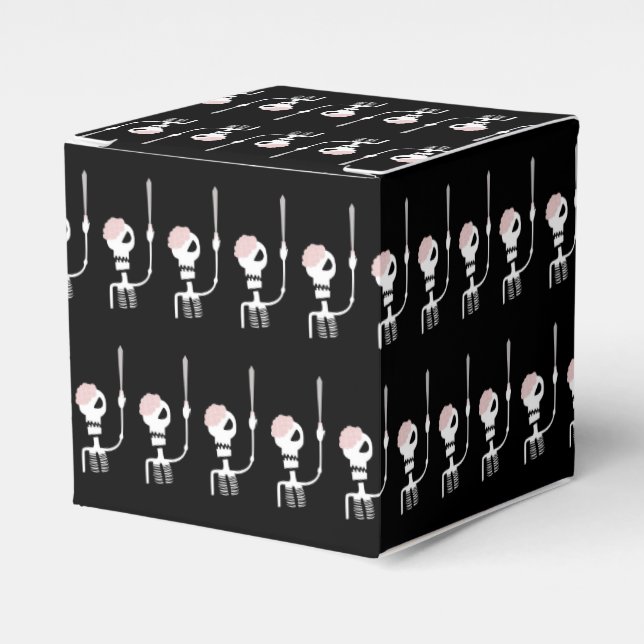 Ballotins Squelette d'Halloween avec épée (Verso)