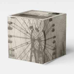 Ballotins Steampunk Carnival Top Chapeau Mariage Favor Box