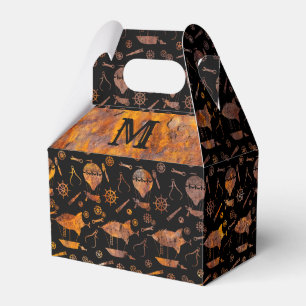 Ballotins Steampunk Coloré Rouille Aéronefs Monogramme Gable