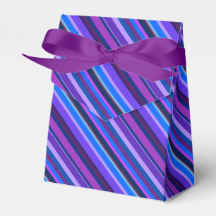 Ballotins stripes en bleu et purple