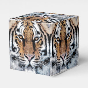 Ballotins Style de presse graphique Wild Tiger Portrait