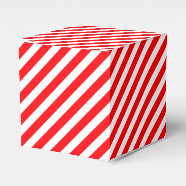 Ballotins Sucre de canne diagonale - Noël rouge et blanc (Verso)