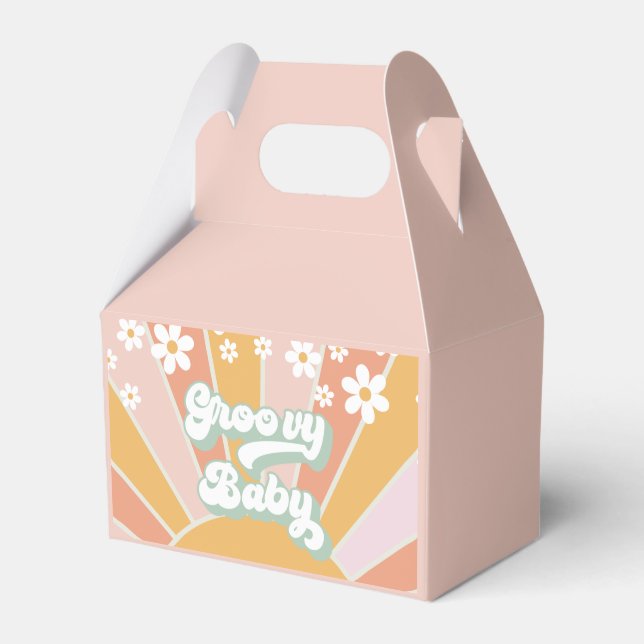 Ballotins Super bébé Retro Sunshine daisy boho merci (Verso)