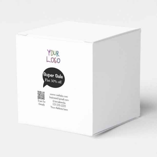 Ballotins super vente affaires réduction scan code QR détail (Verso)