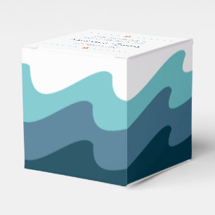 Ballotins sur la plage - Vague bleue