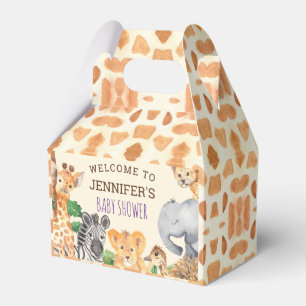 Ballotins Sweet Jungle Safari animal sauvage un Baby shower