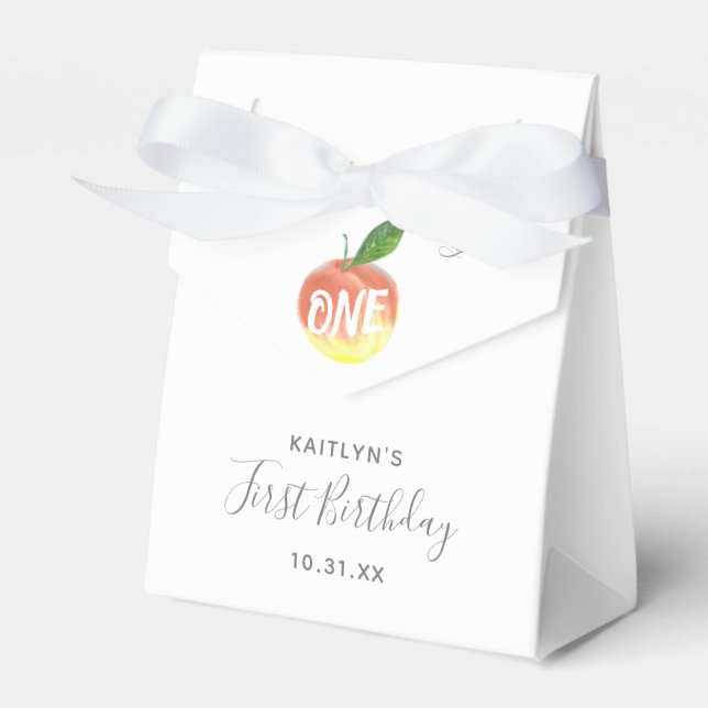Ballotins Sweet Little Peach 1er anniversaire (Verso)