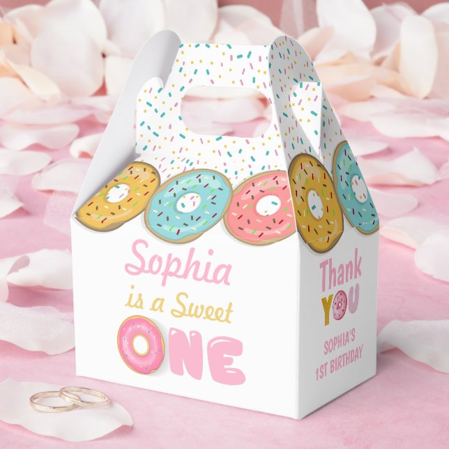 Ballotins Sweet One Donut Girl First Birthday Party (Mariage)