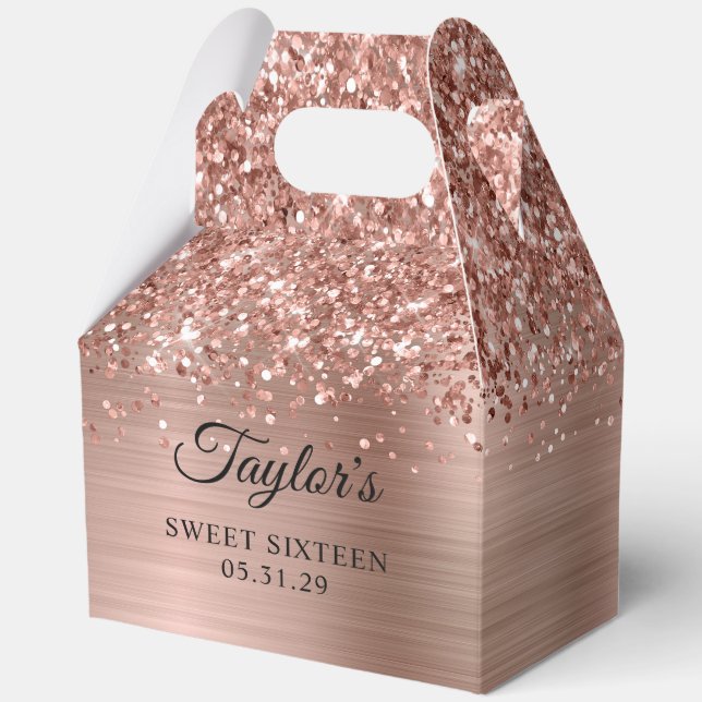 Ballotins Sweet sixteen de glamme or Rose (Recto)