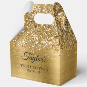 Ballotins Sweet sixteen glamme doré