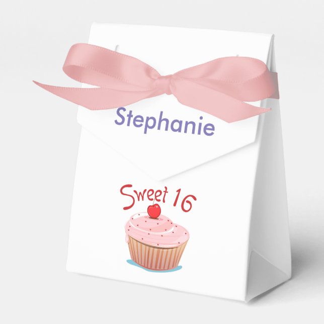 Ballotins Sweet sixteen personnalisé 16e anniversaire (Verso)