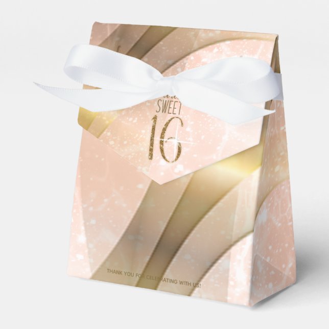 Ballotins Sweet sixteen Rose à persil Gold ID652 (Verso)