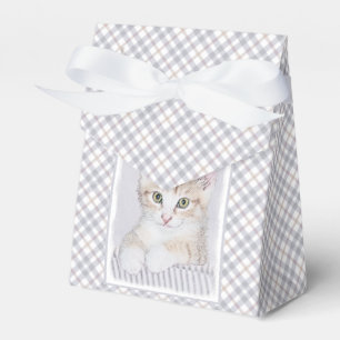 Ballotins Tabby Jaune Kitten Peinture - Art Chat Original