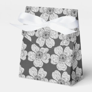 Ballotins Tableau noir de roses blanches sauvages