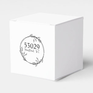 Ballotins Tablier de thé personnalisé avec couronne de ville