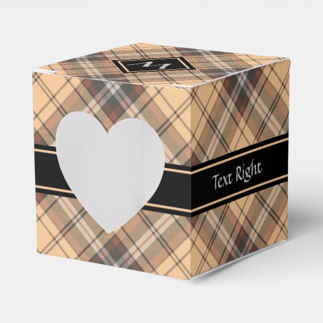 Ballotins Tartan beige et Brown (Verso)