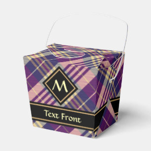 Ballotins Tartan mauve, or et bleu