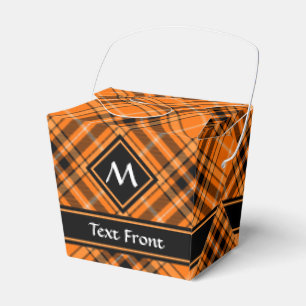 Ballotins Tartan orange d'Halloween