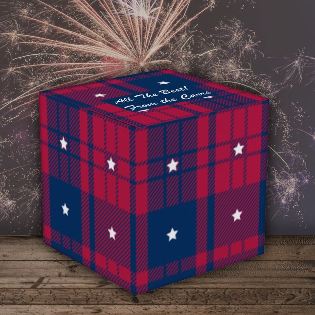 Ballotins Tartan - Patriotique - Bleu Rouge Blancs Étoiles C (Créateur téléchargé)
