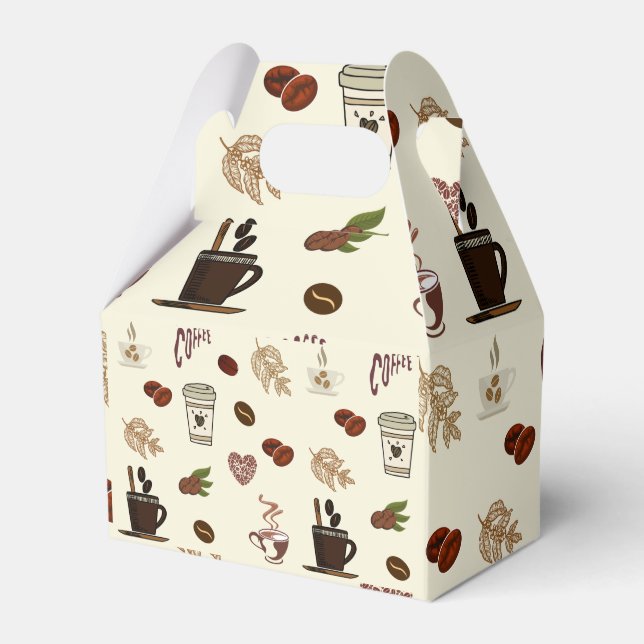 Ballotins Tasses de café et de fèves de café (Verso)