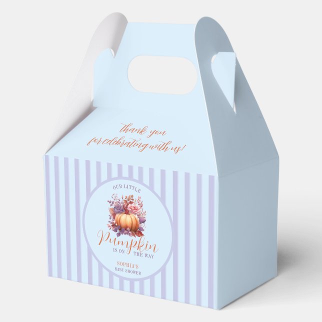 Ballotins Tender Little Citrouille Est En Route Baby shower (Recto)