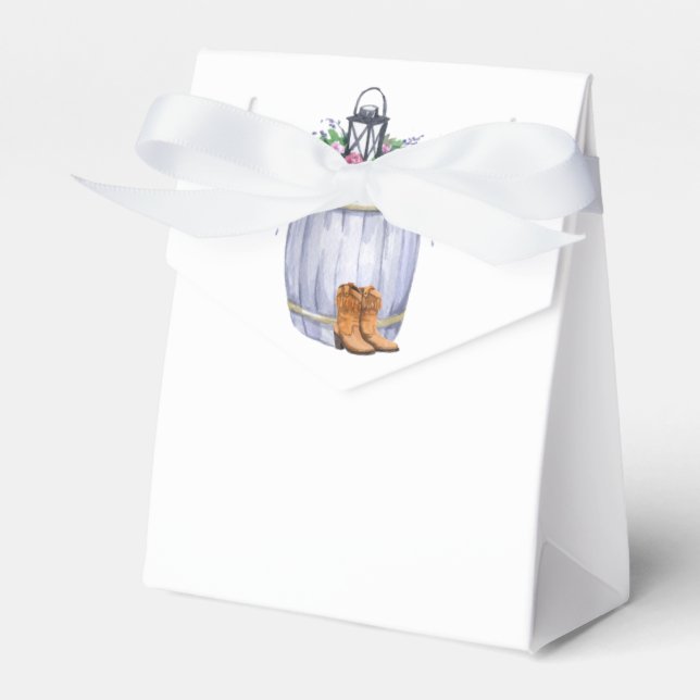 Ballotins Tente papier Ballotin Mariage campagnard d'été  ru (Verso)