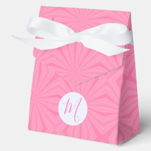 Ballotins Tente personnalisée Carrés ondulés Rose clair