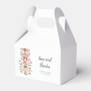 Ballotins Terracotta Bows Floral Mariage