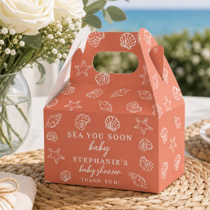 Ballotins Terracotta Sea You Soon Baby Shower Plage