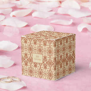 Ballotins Terracotta Vintage Boho Wedding Favor Box
