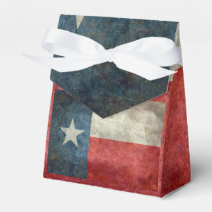 Ballotins Texas State flag vintage style rétro boîte cadeau