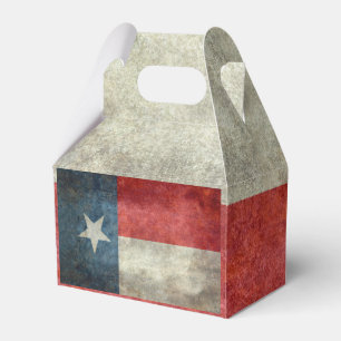 Ballotins Texas State flag vintage style rétro boîtes cadeau
