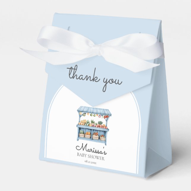 Ballotins Thank You Farmers Market Boy Baby Shower (Verso)