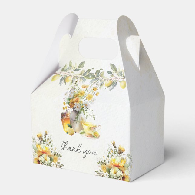 Ballotins Thé au citron fête vintage merci (Verso)