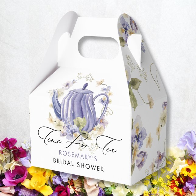 Ballotins Thé Floral Mariage: L'heure du Thé (Créateur téléchargé)