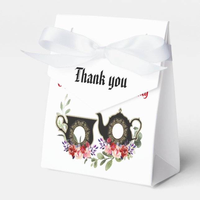 Ballotins Thé noir Floral après-midi Thé haut 50 Anniversair (Verso)