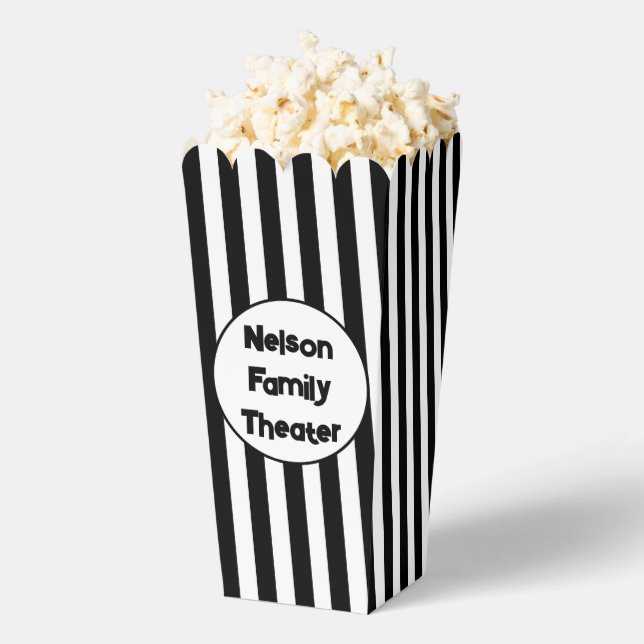 Ballotins Théâtre familial personnalisé pop-corn (Sauté)