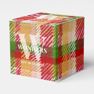 Ballotins Thème d'événement de cadeaux personnalisés Tartan 