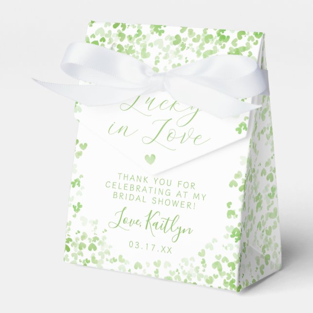 Ballotins Tirage Amoureux Saint-Patrick Fête de Mariage (Verso)