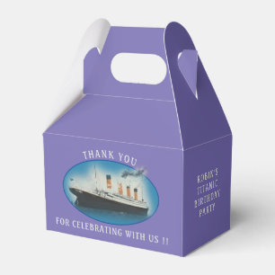 Ballotins Titanic Birthday Purple RMS White Star Line Ship