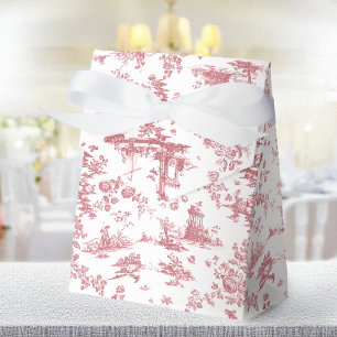 Ballotins Toile vintage Florale de Jouy-Pink
