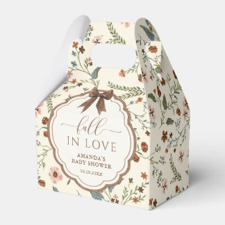 Ballotins Tombez amoureux Baby Shower Floral Rustique