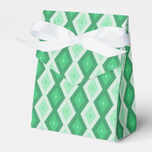 Ballotins Tons de motif diamant vert