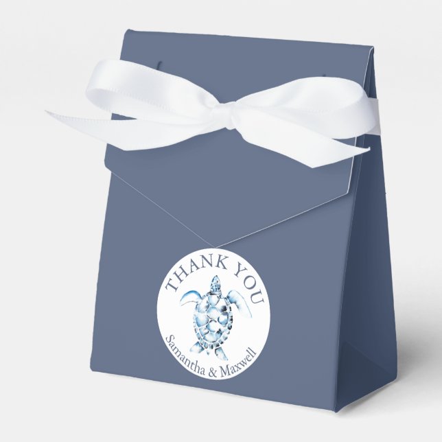 Ballotins Tortue Modèle baby shower Ballotin (Verso)
