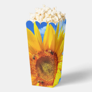 Ballotins Tournesol jaune et boîte à maïs aux abeilles